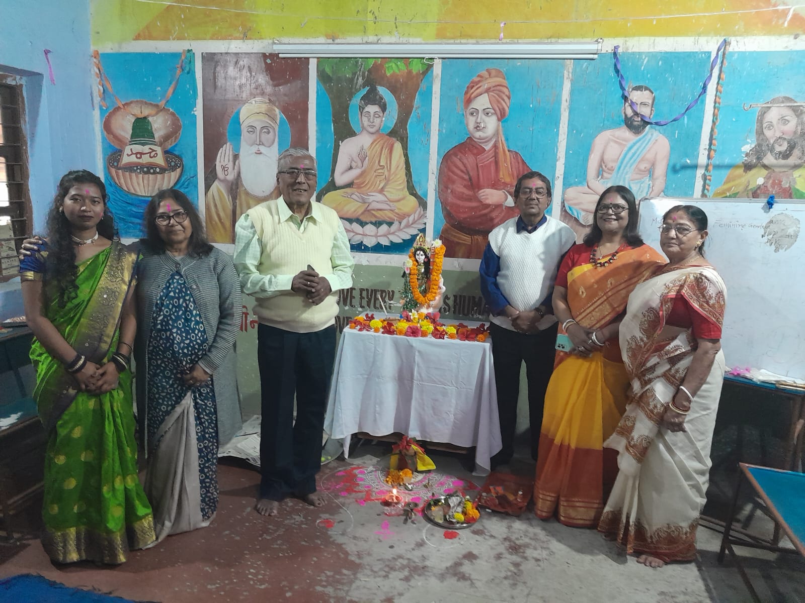 Saraswati Puja Celebration